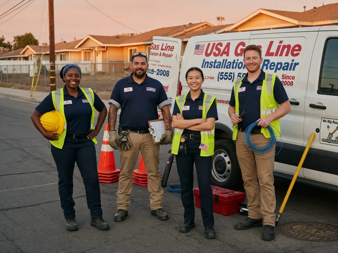 Gas Line Installation company in Rankin, IL